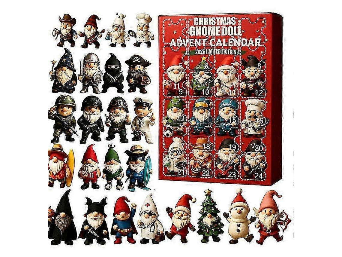 Calendário Do Advento Com 24 Dias E Brinquedo Pop It