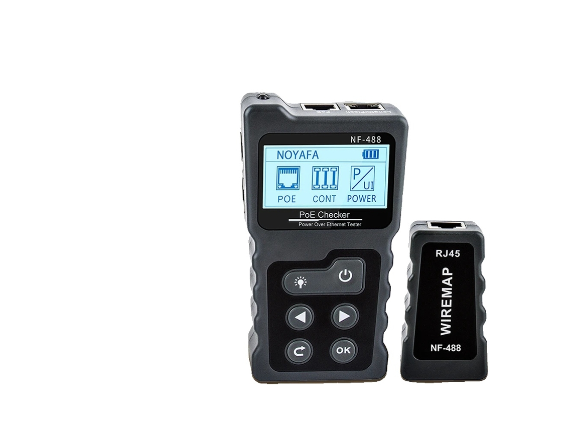 Verificador De Poe De Rede, Display Lcd, Ferramenta De Teste De Loop