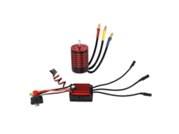 Mali kit Motor Esc Sem Escovas para Carro de Controle Remoto 1/14 4700kv Compatível com Hsp Traxxas Wltoys Hpi