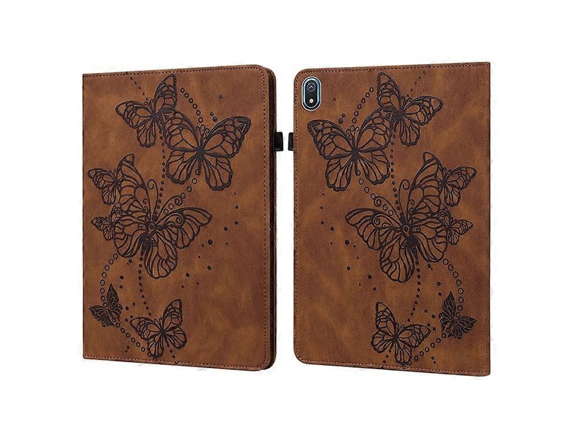 Capa Para Tablet Nokia T20 Com Estampa De Borboleta, Suporte, Porta-cartões, À Prova De Choque E Com Elástico.