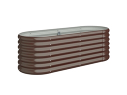 Garden Raised Bed, Garden Raised Beds Vidaxl Marrom Aço (114 X 40 X 36 Cm)