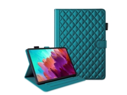 Capa De Couro Com Padrão De Losangos Para Tablet Lenovo Tab P11 Gen 2