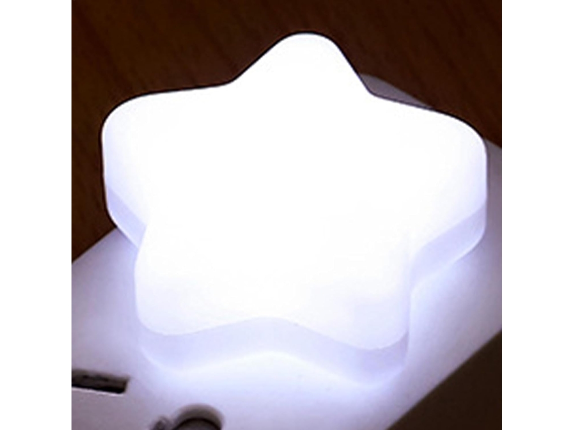 Luz Noturna Led Sem Fio Em Formato De Estrela