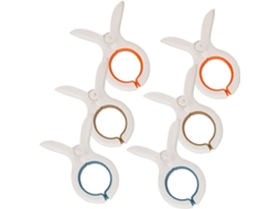 Conjunto De 6 Prendedores Roupa Antiderrapantes Alipis Para Colchas, Prendedores De Plástico À Prova Vento Para Secar