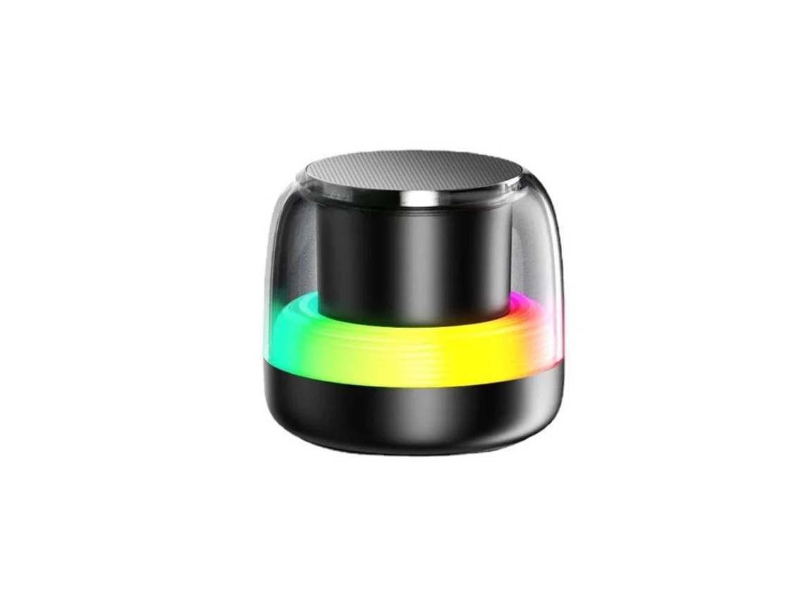 Alto Falantes Bluetooth Portáteis Com Luzes Coloridas, Som Alto, Pequeno Alto Falante Bluetooth Com Emparelhamento Estéreo Sem Fio, Som Hifi Yizhood