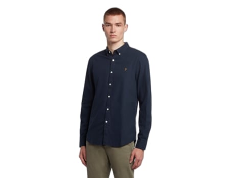 Camisa para Homem FARAH (M - Azul)
