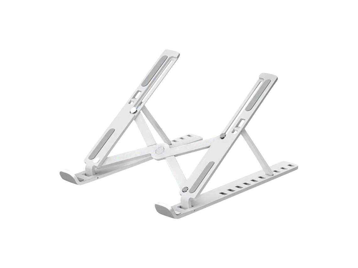 Suporte Para Portátil Com Altura Ajustável E Suporte De Resfriamento Dobrável (branco) Czhhmart