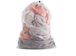 Saco de Roupa Suja Grande 60x90 Cm Branco Pacote com 2 BRILVIBERA
