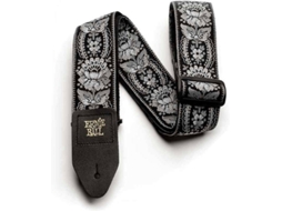 Correia de Guitarra ERNIE BALL Silver Orleans Jacquard ( 41" a 72")