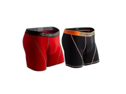 Conjunto de 2 Calcinha Masculina Exofficio Sport Mesh 6 Polegadas Tamanhos EUA