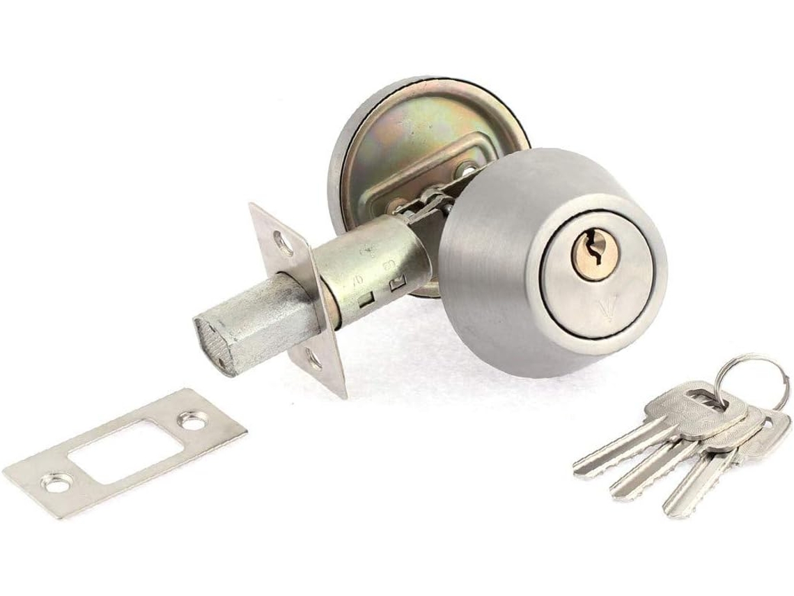 Novo Conjunto De Fechadura Com Chave E Puxador Redondo Metal Para Quarto, Modelo Lon0167, Confiável E Eficaz, Com