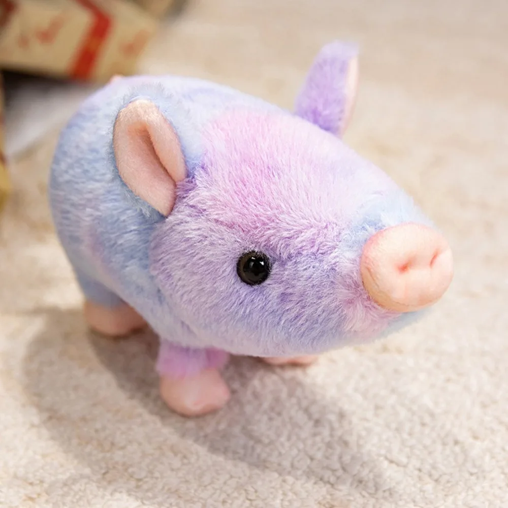 Porquinho de Pelúcia Macio de Alta Qualidade, Confortável Ao Toque, Fofo e Agradável À Pele. MDUG (roxo)