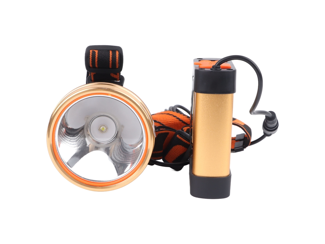 Lanterna Frontal Led Brilhante Ajustável À Prova D'água Usb