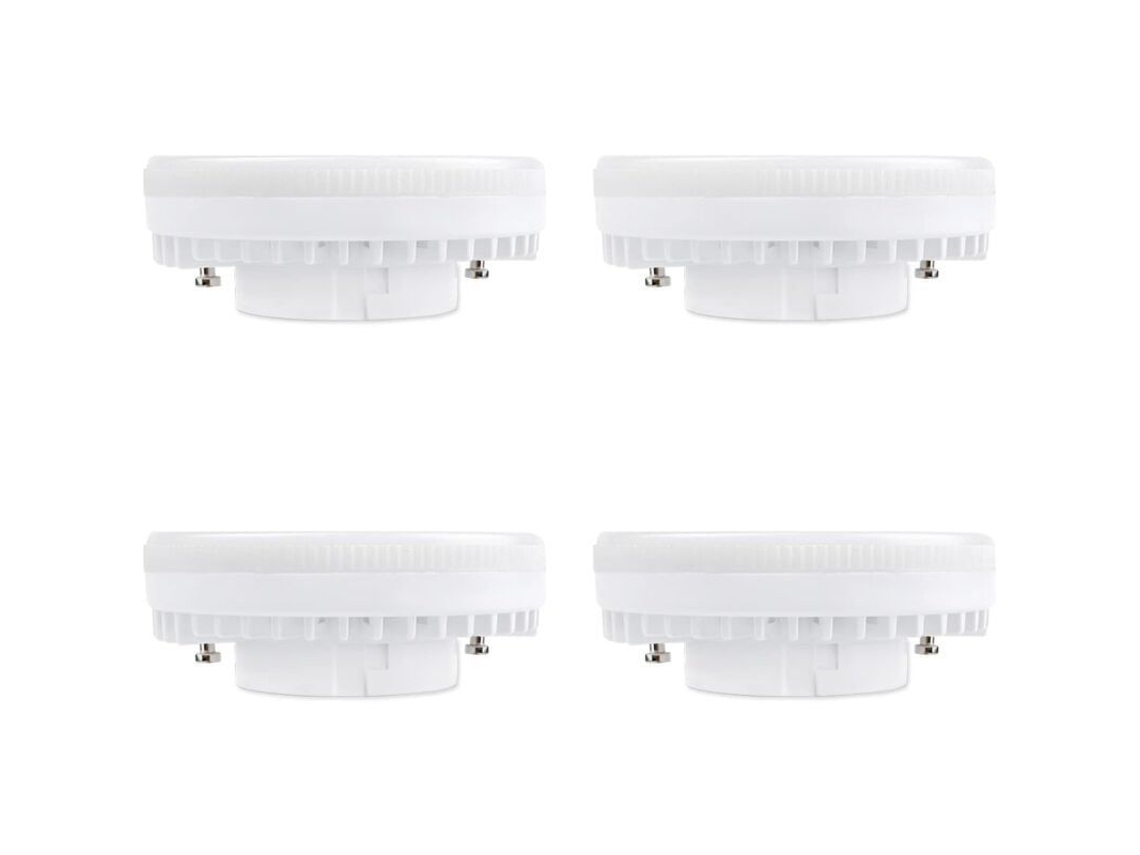 Lâmpada LED Gx53 9W, Branco Neutro, 4000K, 900lm, 120°, 4 Unidades | S/MARCA