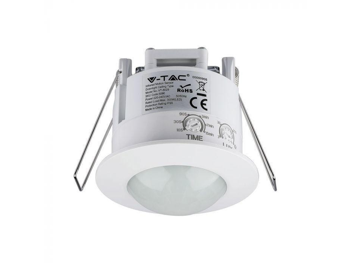 Sensor de Movimento de Encastrar 300W 360º