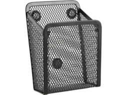 Porta, Canetas Magnético, Cesto de Arame em Aço Inoxidável, Organizador de Mesa em Metal, Yux BRILVIBERA