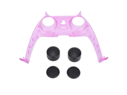 Faceplate e Grips Translúcidos Ps5 LAXISCREED Roxo