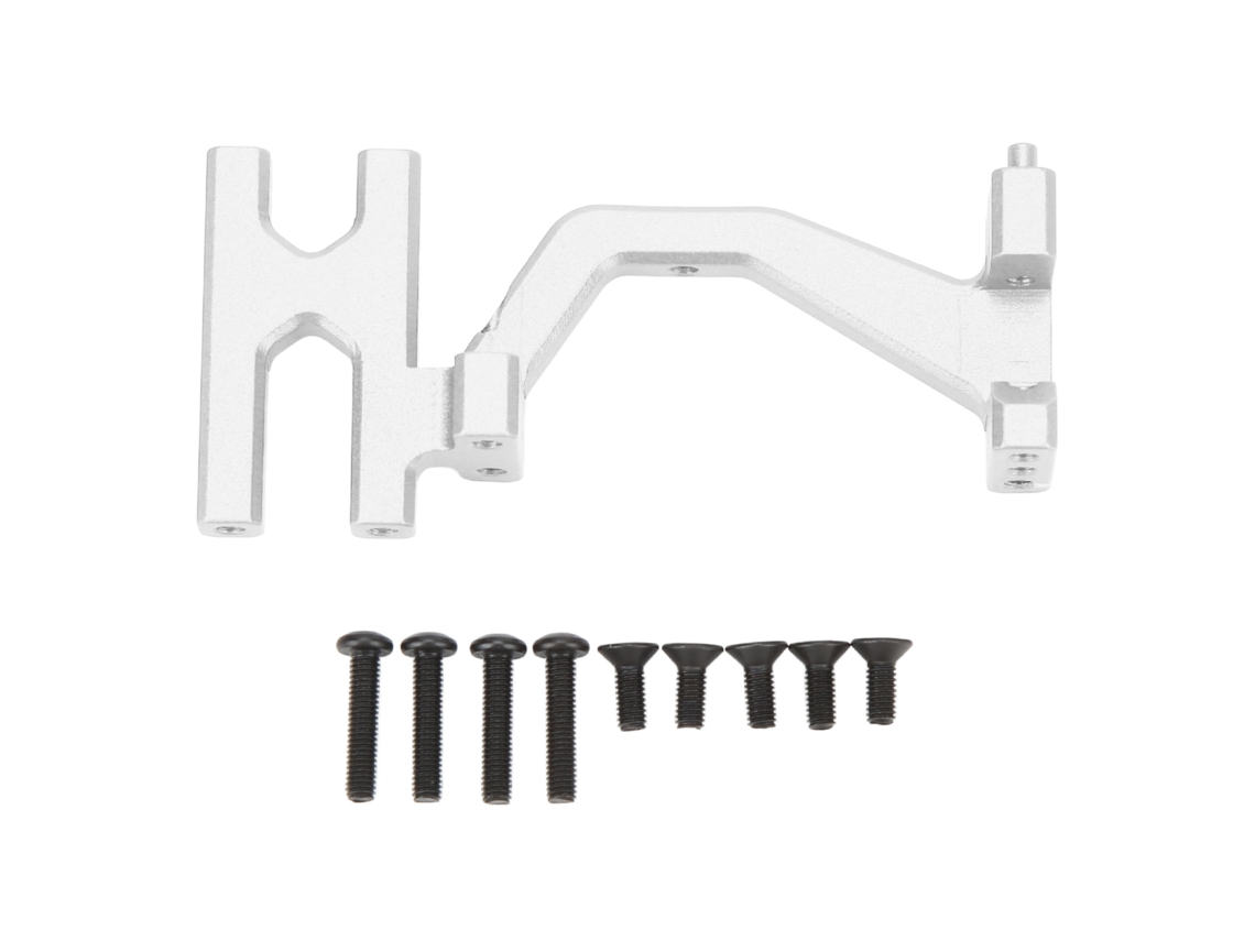 Suporte De Servo De Direção Em Liga De Alumínio Resistente Ao Desgaste Leve Para Substituição Silver Para Losi Baja Rey 1/10 4wd
