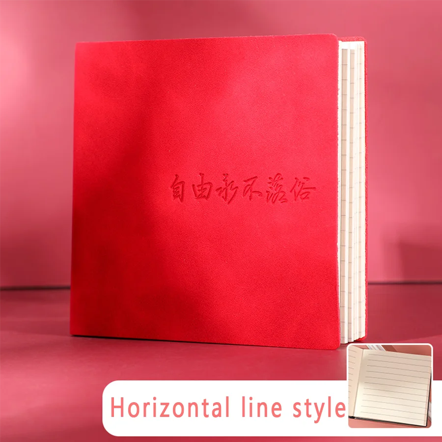 (vermelho, Outra Cor) Conjunto De 5 Cadernos E Agendas Quadradas, Mini Cadernos