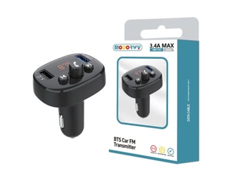 Transmissor Fm para Automóvel MODORWY Mb7101 Preto