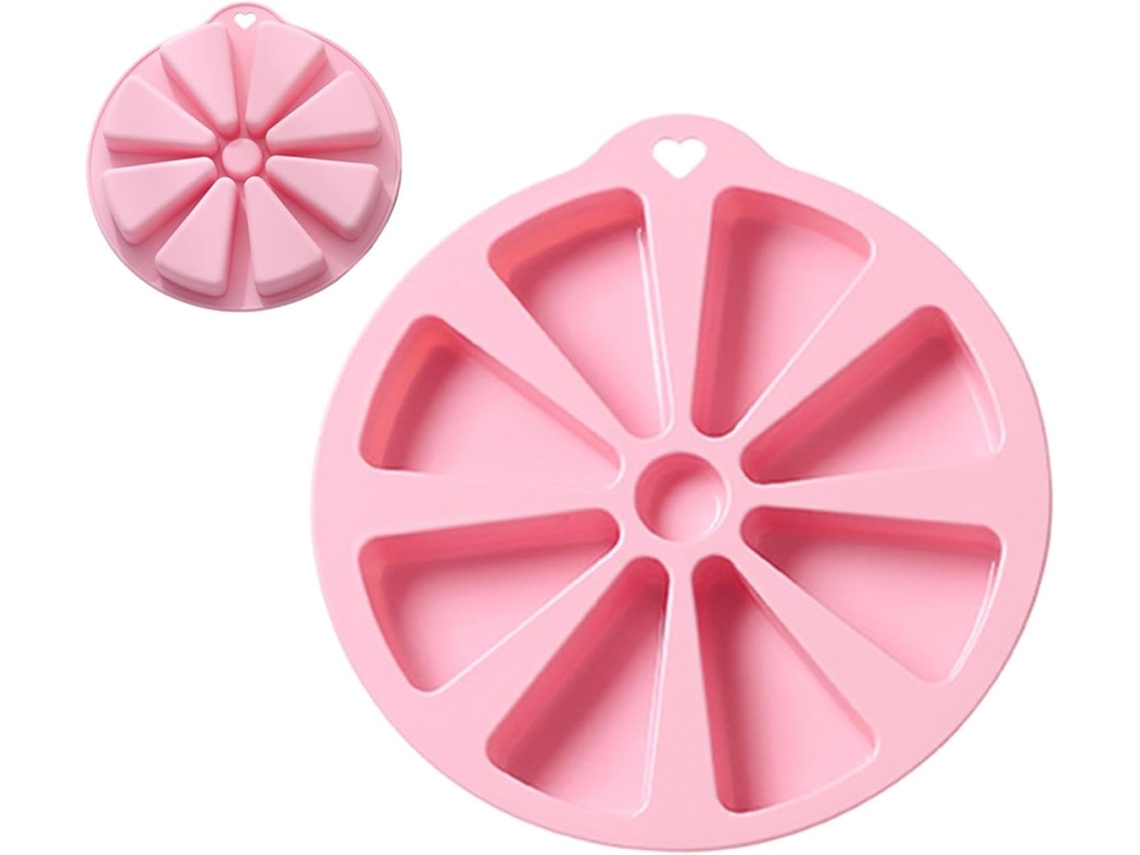 Forma De Silicone Antiaderente Para Assar Com 8 Cavidades.