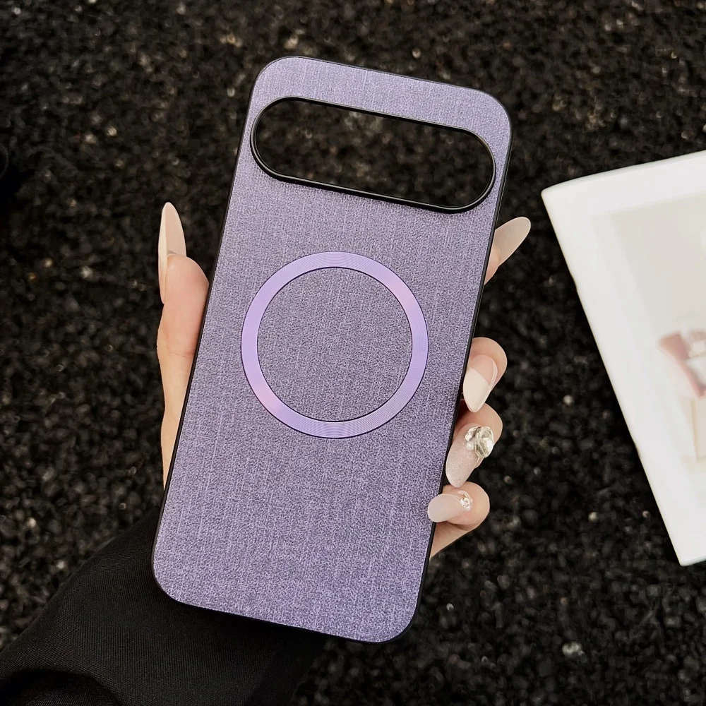 (roxo, Google Pixel 9a) Capa Magnética Ultrafina Para Celular, Compatível Com Carregamento Magnético, Capa Protetora À Prova De Choque.