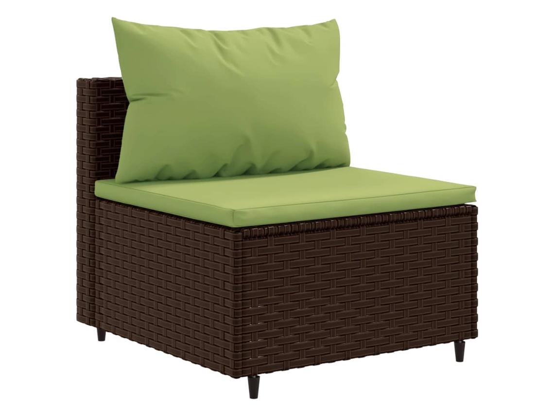 Conjunto de 3 Pcs bar jardim Vime e madeira MAISON EXCLUSIVE