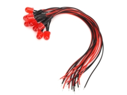 Laxiscreed Pack De 50 Leds Coloridos 12v De 8mm Alta Brilho E Conectividade