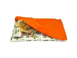 Manta, Almofada E Colchão Para Gecko Leopardo Bolsa De Dormir Para Pequenos Animais Laranja