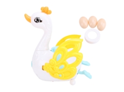 Mali brinquedo Cisne Elétrico com Luz e Ovos Botar, Brinquedo de Aprendizagem para Crianças com Andamento Universal