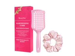 Conjunto De Pente De Exame Com Massageador De Couro Cabeludo Conjunto De Presente Com 2 Peças Brilvibera