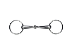 Snaffle Satin Hollow Split Prateado 115 Mmfeeling