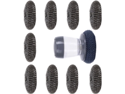 Escova De Limpeza Com Dispensador Automático Sabão, Esfregão Projetado Para Panelas E Pratos De Cozinha, Escova Com