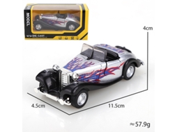 Miniatura De Carro Em Liga Metálica, Escala 1/43, Com Mecanismo De Fricção, Brinquedo Infantil.