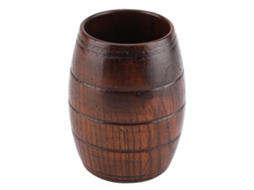 Caneca de Madeira Retro Grande Capacidade | S/MARCA