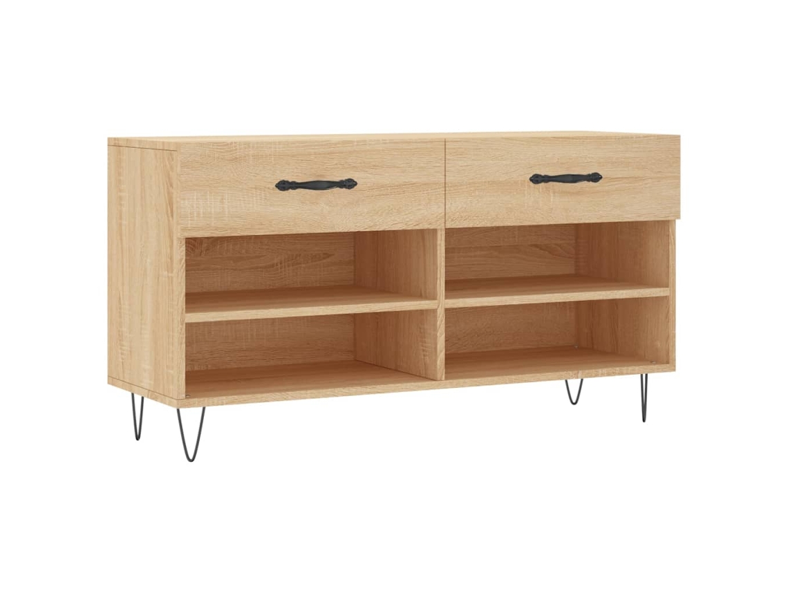 Banco Sapateira Derivados de Madeira Carvalho Sonoma MAISON EXCLUSIVE (102x35x55 cm)