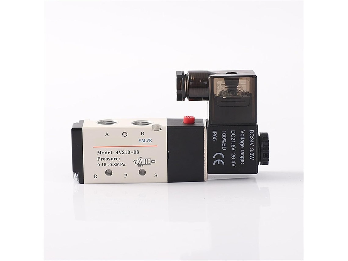 Válvula Solenoide Pneumática 4v210-08