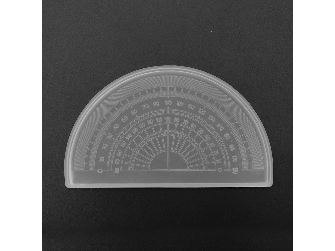 Molde De Silicone Para Réguas, Retângulos Semicirculares E Triângulos De 45 60 Graus, Ideal Para Artesanato, Fabricação
