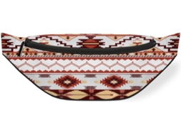 Pochete com Estampa Étnica Tribal para Homens T Estampas Impermeável de Alta Qualidade