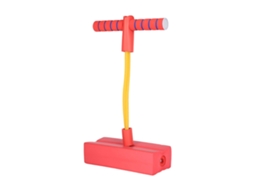 Pulo De Espuma Pogo Stick Para Crianças Com Efeito Sonoro Equilíbrio Exercício Brinquedo Ao Ar Livre Vermelho