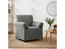 Vidaxl Sofá De 1 Lugar Cinzento-escuro 88 X 83 X 95 Cm Veludo