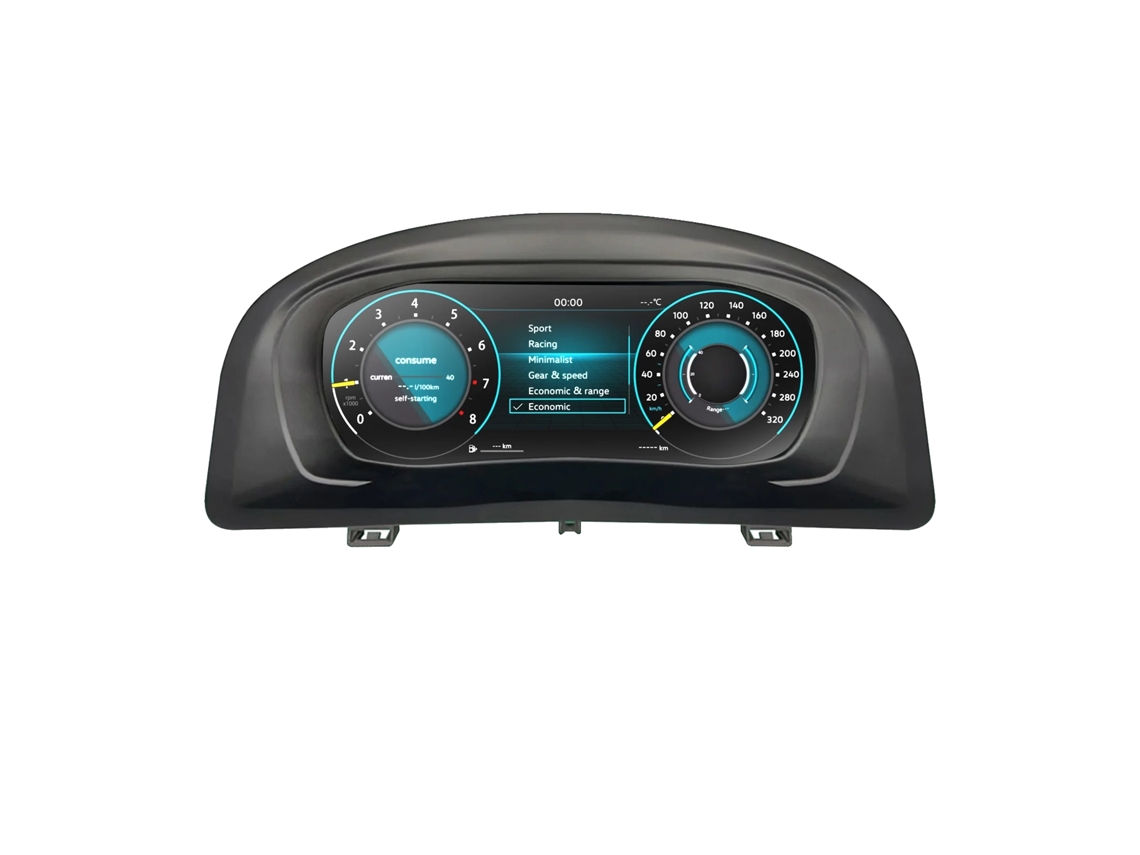 Cluster Digital, Tela De 10,25 Polegadas, Suporte A Múltiplos Idiomas, Para Vw Touran 09-13