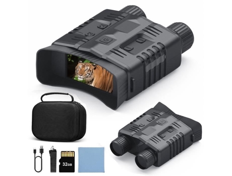 Binóculos digitais de visão noturna, dispositivo de caça infravermelho IR, distância de observação de 800M, 8W, zoom 10X, vídeo WiFi 4K ALLONSCD