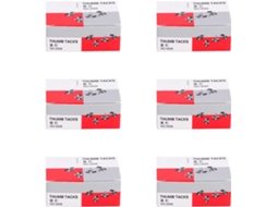 240 480 Peças de Tachas Metálicas com Cabeça Chata, Alfinetes de Cortiça para Prancheta Desenho e Quadro Avisos