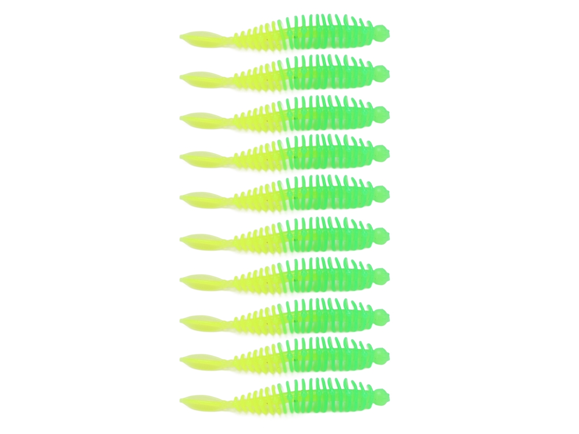 Kit Isca Silicone 10pcs para Bass e Catfish