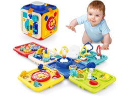Quadro De Atividades Para Meninas E Meninos A Partir De 1 Ano, Brinquedos Montessori Para Crianças, Brinquedos Educativos 6 Em 1 Aquaforge