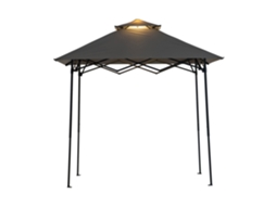 Gazebo Com Churrasqueira Pop-up Com Luz Led Magnética E Bolsa De Transporte Cinto 250x160