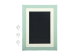 Mali moldura de Arte Infantil Diy com Fechamento Magnético para Exibição Horizontal/vertical Azul