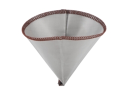 Filtro de Café Reutilizável LAXISCREED 304 Aço Inox Cone 1 2 Xícaras