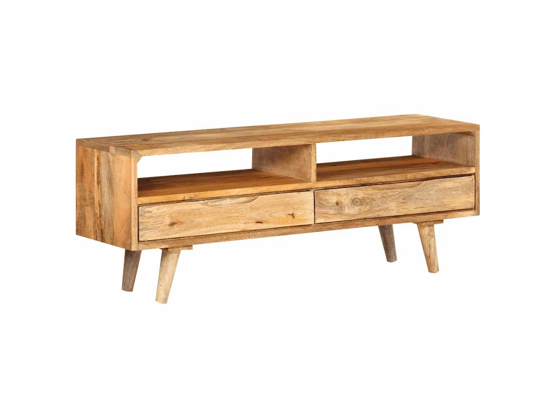 Móvel de tv VIDAXL Marrom Madeira ( 140x 30x 41 cm)